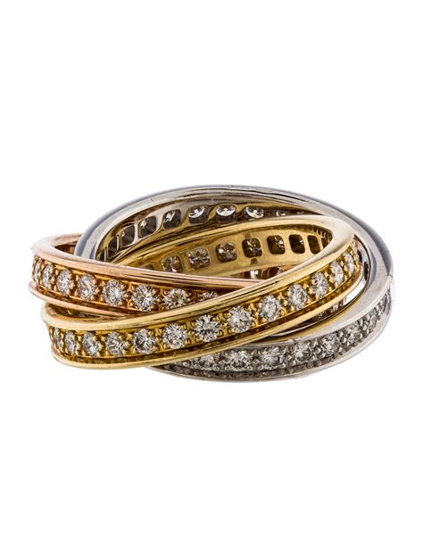 caiter ring|cartier trinity rings.